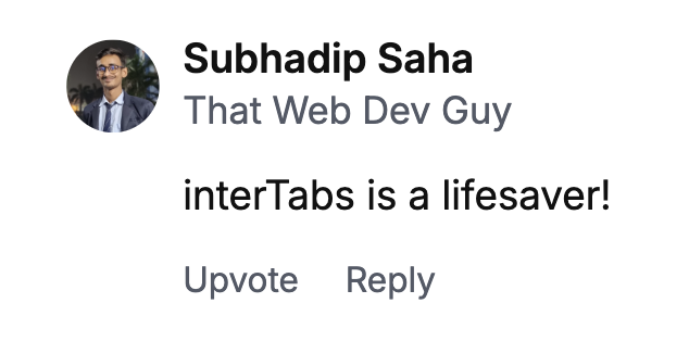 User feedback – Subhadip Saha
